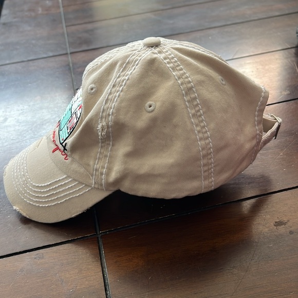 Happy Camper Ball Cap Adjustable Baseball Cap Hat - Picture 4 of 10